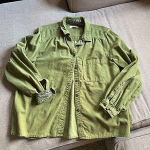 Pilcro Anthropologie Corduroy Button Down